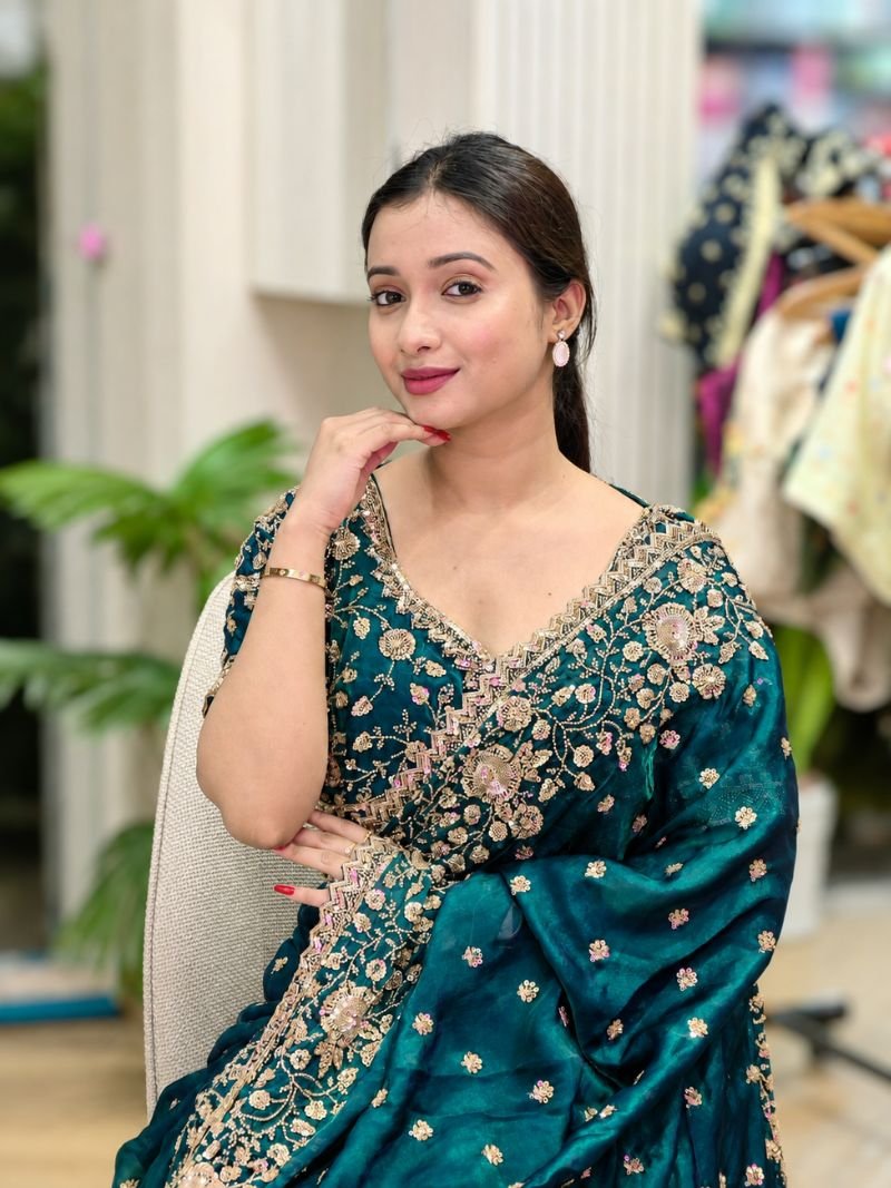 Nilaya Georgette Fancy Saree