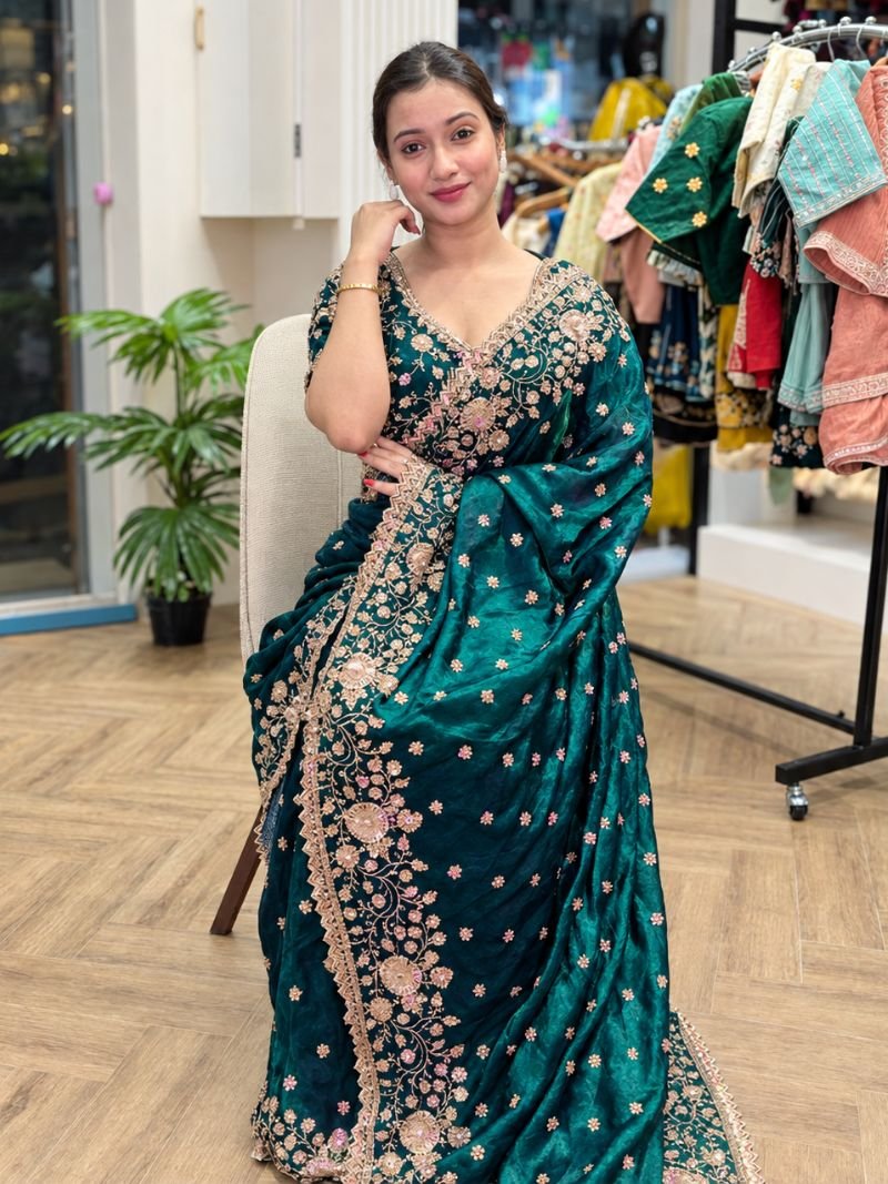 Nilaya Georgette Fancy Saree