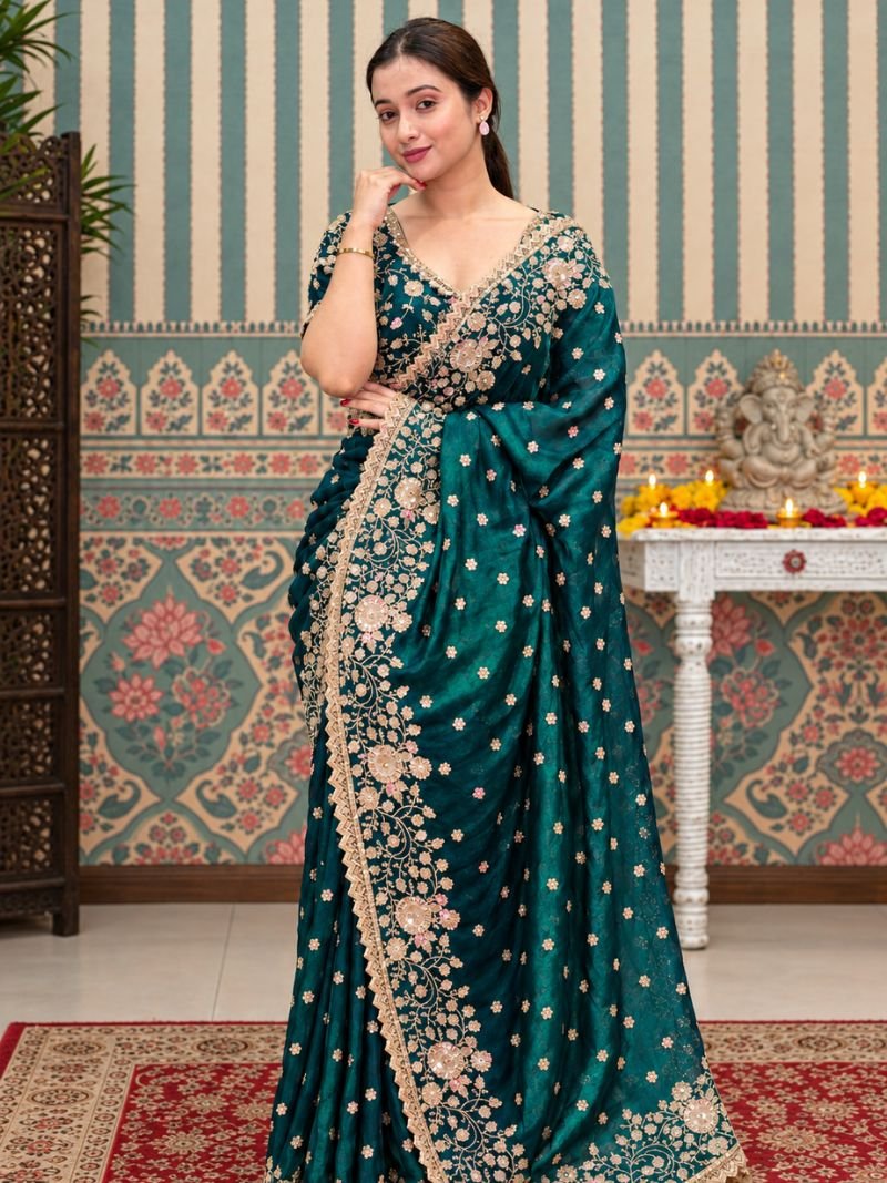 Nilaya Georgette Fancy Saree